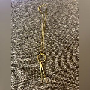 Uncommon James Gold Circle Tassel Long Necklace